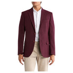 Nautica Men's Notch Lapel Dinner Jacket (Burgundy)