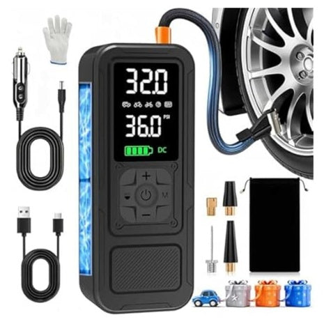 Portable 4X Faster 6000mAh Y34 Tire Inflator Air Compressor