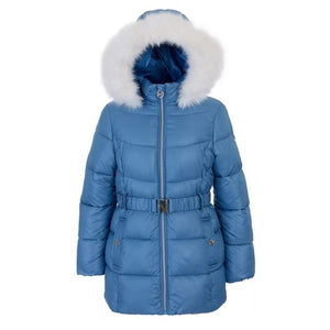 Michael Kors Big Girls Belted Stadium Puffer Jacket