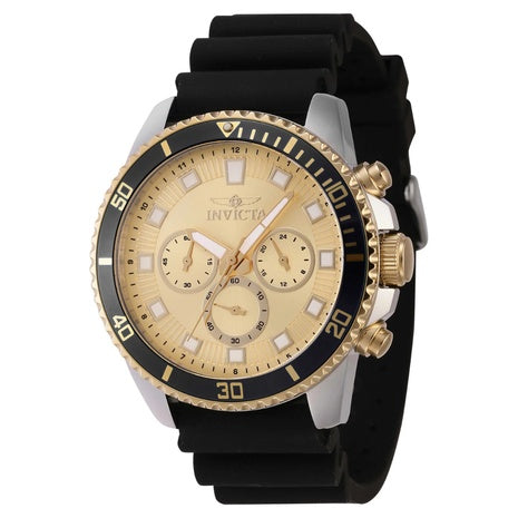 Invicta Pro Diver Quartz Gold Dial Men's Watch