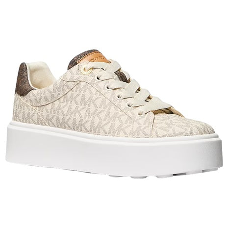 Michael Kors Outlet Romey Two-Tone Logo Platform Sneaker
