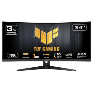 34” ASUS TUF Gaming Ultra-Wide Curved Monitor