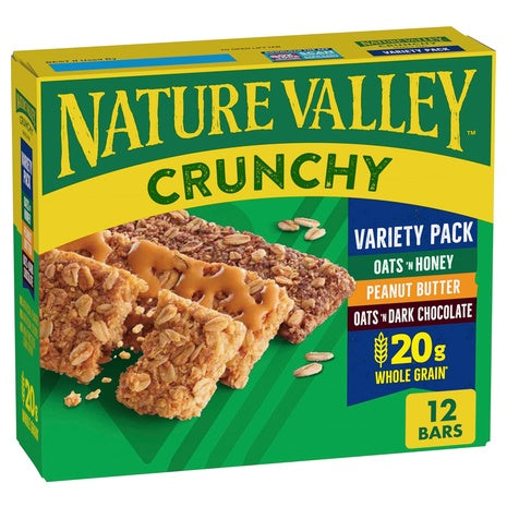 12 Nature Valley Crunchy Granola Bars