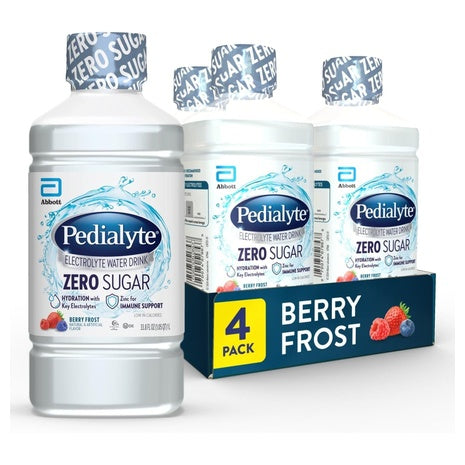 4 Bottles Berry Frost Zero Sugar Electrolyte Water