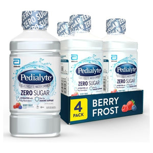 4 Bottles Berry Frost Zero Sugar Electrolyte Water