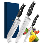 3‑Piece High‑Carbon Stainless Steel Chef Knife
