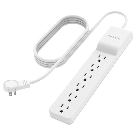 Belkin 6-Outlet Surge Protector Power Strip