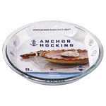 2-Pack Anchor Hocking 9" Glass Pie Pan
