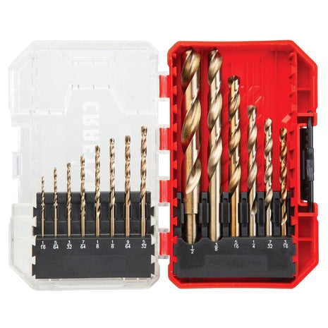 14-Piece Craftsman Gold Oxide Drill Bit Set (CMAM2214)