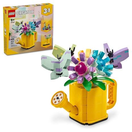LEGO Creator 3-in-1 Flowers in Watering Can Building Toy kit