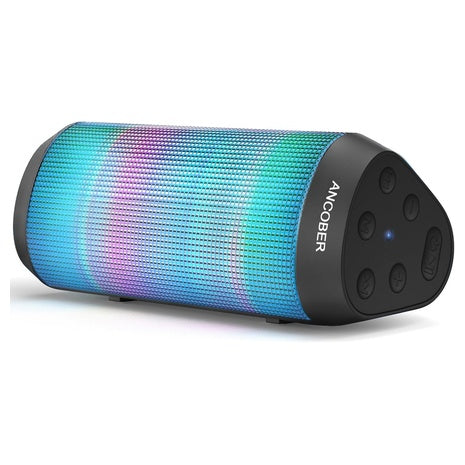 Portable Bluetooth Speaker with HD Stereo Sound & Lights