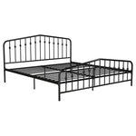 Novogratz Bushwick Metal Modern Design Bed (82.5"L X 78"W X 42"H)