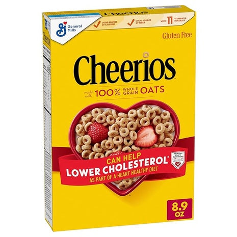5 Boxes Of Cheerios Cereal (8.9oz)