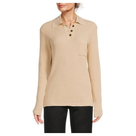 Tod's Women's Waffle Knit Polo Shirt