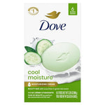 6 Bars Dove Cool Moisture Soap