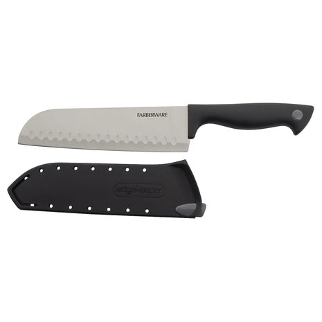 Farberware Edgekeeper 7” Santoku Knife With Self-Sharpening Sheath