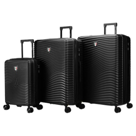 3-Piece Tucci Italy Spettro Expandable Hardside Spinner Luggage Set