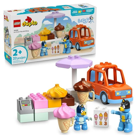 LEGO DUPLO Bluey Ice Cream Trip w/ Bluey Figure