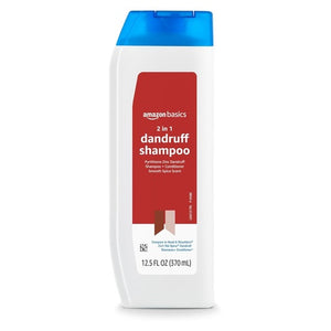 14.2oz Amazon Basics Men's 2-in-1 Dandruff Shampoo and Conditioner