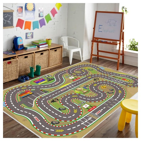 Race Track Playmat Rug