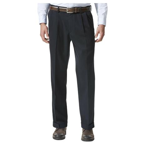 Dockers Men’s Relaxed Fit Pleated Comfort Khaki Pants