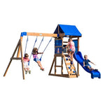 Backyard Discovery Kids Aurora Wooden Cedar Swing Set