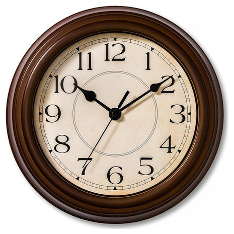 9'' Non-Ticking Silent Wall Decorative Clock