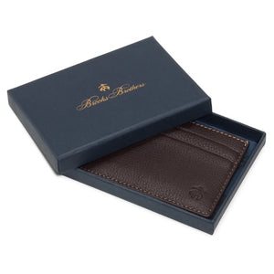 Pebbled Leather Card Case