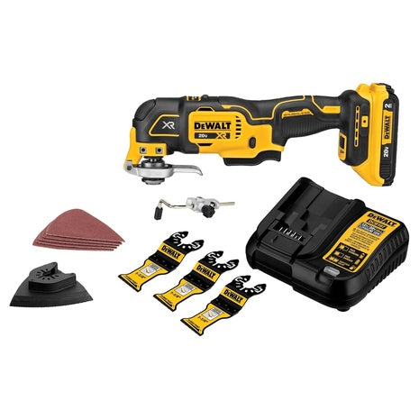 DeWALT 20V Max XR Oscillating Multi-Tool Kit W/ 2Ah Battery/Charger