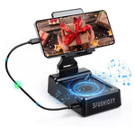 Cell Phone Stand with Bluetooth Speaker and 5000mAh Charger