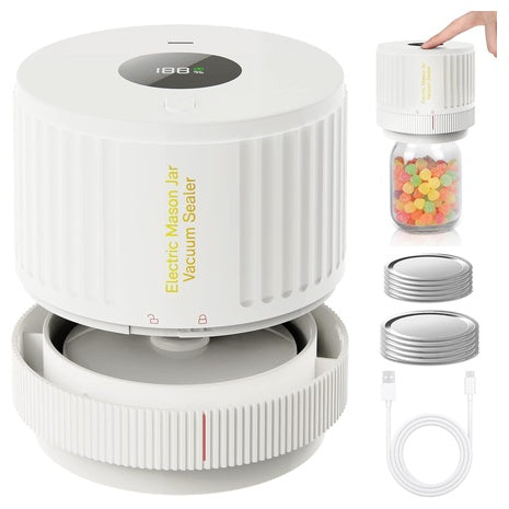 Electric Mason Jar Vacuum Sealer Kit