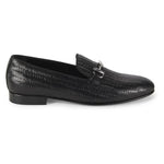 Cavalli Class by Roberto Cavalli Men's Textured Leather Bit Loafers