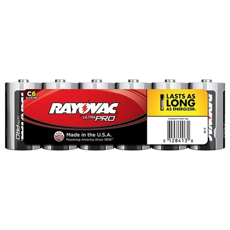 6-Count Rayovac Ultra Pro C Alkaline Batteries