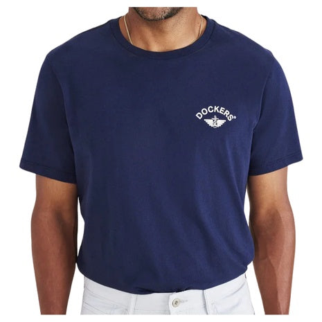 Men's Wings & Anchor Graphic Tee, Slim Fit