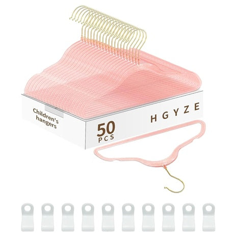 50-Pack Kids Acrylic Glitter Hangers