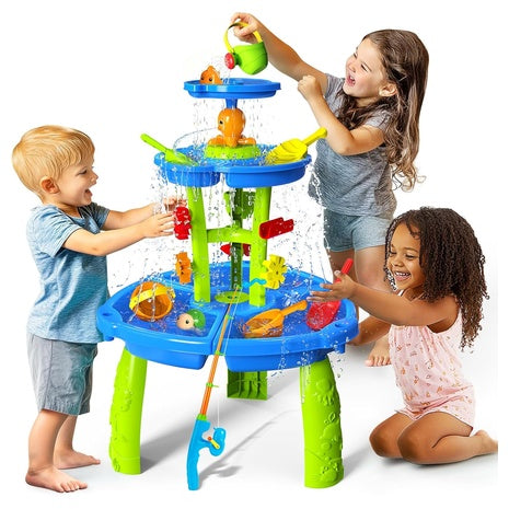 Water Play Table Set with Magnetic Fishing Game