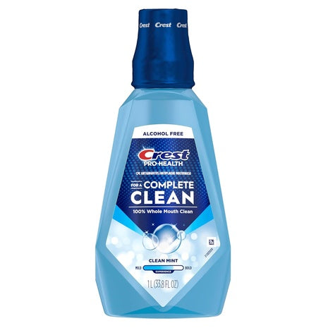 Crest Pro Health Complete Clean Mouthwash (33.8oz)