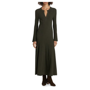 Ribbed Fit & Flare Dress