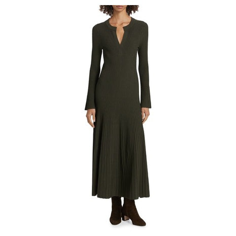 Ribbed Fit & Flare Dress