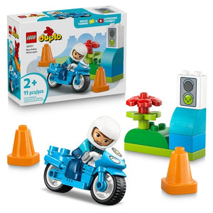 LEGO Duplo Police Motorcycle Building Toy