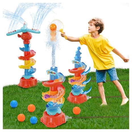 3-in-1 Kids Water Sprinkler & Catch Ball Game