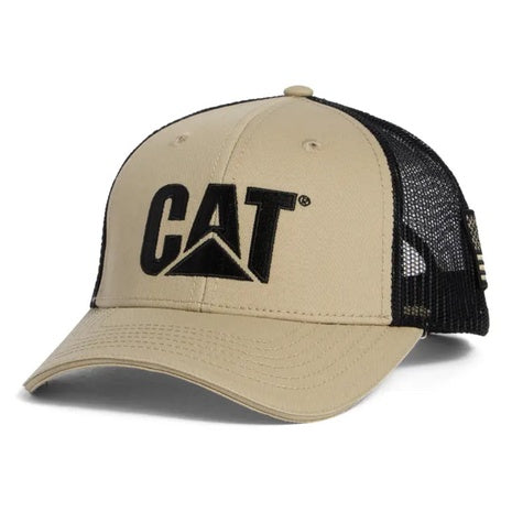 CAT WWR Logo Embroidered Trucker Hat