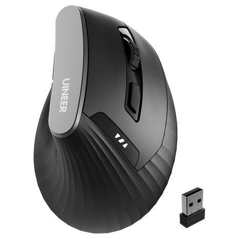 Uineer Ergonomic 2.4G Wireless Rechargeable 4-DPI Vertical Mouse