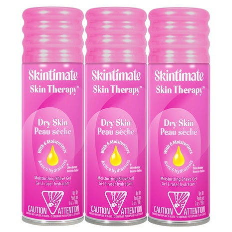 3-Pack Skintimate Dry Skin Shave Gel (2 Scents)