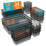 24-Piece Drawer Organizer Set
