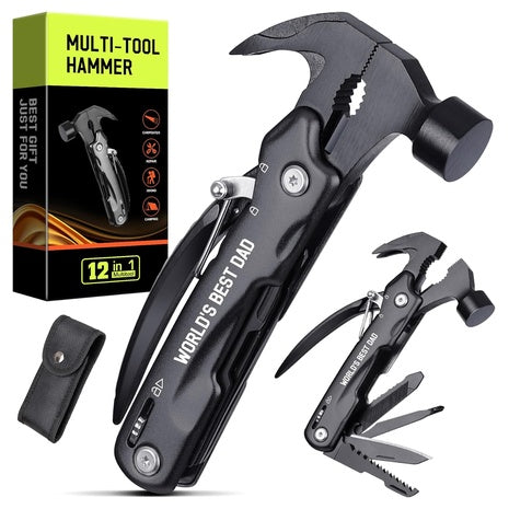 World's Best Dad Multitool Hammer Gift