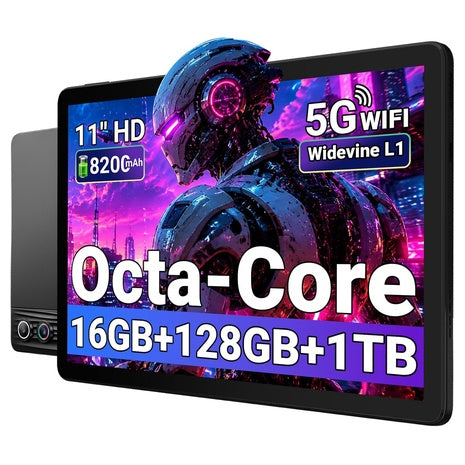 Muisoo MUIA7 11" 128GB Wi-Fi Android Tablet (2 Colors)