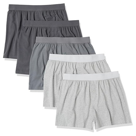 5-Pack Amazon Essentials Cotton Jersey Boxers