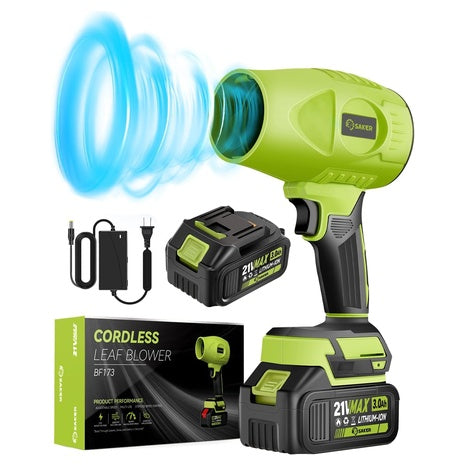 180,000 RPM Cordless Leaf Blower W/ 2x 4.0Ah Batteries (2 Colors)