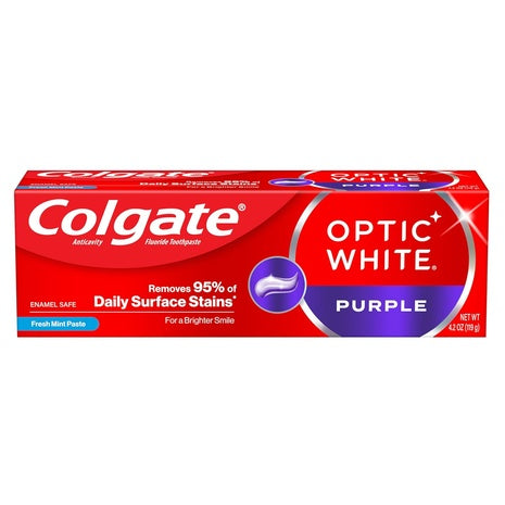 Colgate Optic White Purple Whitening Toothpaste